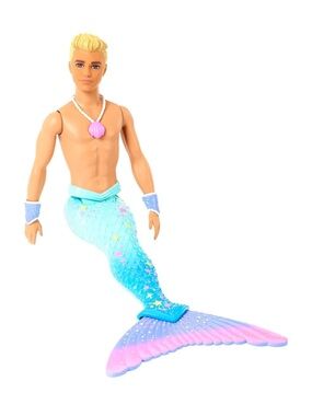 Barbie Dreamtopia Merman Doll with Blue Rainbow Tail and Blonde Hair 🧜‍♂️